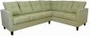 Willow Fabric Modern Sectional Sofa w/Wooden Legs