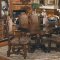 30028 Dining Table in Dark Pecan by World Imports w/Options