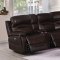 Amanda Power Sectional Sofa 610020PPP in Dark Brown by Coaster