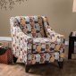 Pennington Accent Chair SM1112-CH in Multi-Colored Fabric