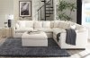 Hobson Sectional Sofa 551451 in Off White by Coaster w/Options