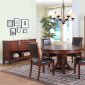 Avalon 1205-54 Dining Table by Homelegance in Cherry w/Options