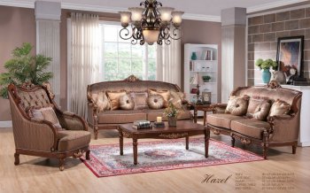 Hazel Traditional Sofa in Fabric w/Optional Items [ADS-Hazel]