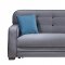 Fluo Koala Grey Sofa Bed in Fabric w/Optioins