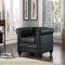 Earl EEI-1413-BLK Sofa in Black Faux Leather by Modway w/Options