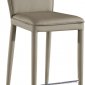 D6605BS-TAUPE Set of Two Bar Stools in Taupe by Global