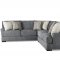 Gunner Sectional Sofa in Slate Fabric by Klaussner