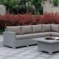 Bushnell Outdoor Patio Sectional CM-OS1840GY-Set1 in Gray