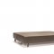 Supremax Sofa Bed in Begum Olive w/Chromed Legs by Innovation