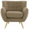 Remark EEI-1633-OAT Sofa in Oatmeal Fabric by Modway w/Options