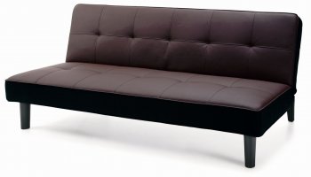 427022 Sofa Bed 11 in Dark Brown Leatherette by New Spec [NSSB-427022]