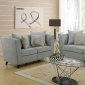 F6898 Sofa & Loveseat Set in Taupe Fabric by Poundex