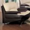 Saddle & Brown Two-Tone Full Bonded Leather Modern Sofa