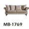 Nadine Sofa Set 3Pc MB-1769 in Beige Fabric by VIG