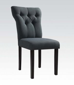 Effie Accent Chair Set of 2 in Gray Fabric by Acme [AMCC-71524 Effie]