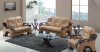 Cappuccino Bonded Leather Modern 9025 Sofa w/Options