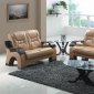 Cappuccino Bonded Leather Modern 9025 Sofa w/Options