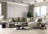 Senda Sectional Sofa SM9107 in Taupe Fabric w/Options