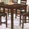 Maxwell Counter Height Dining Set 5Pc 107038 by Coaster in Brown