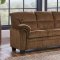 U1058KD Sofa & Loveseat Set in Tobacco Fabric by Global