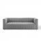 Reflection Sofa in Light Gray Fabric by Modway