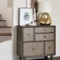 951040 Accent Cabinet in Weathered Grey by Coaster