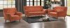 Erath Sofa 8244RN in Orange Fabric by Homelegance w/Options