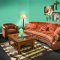 27L2329 Jackson 2Pc Sectional Sofa in Leather by Chelsea