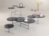 4033 Coffee Table & 2 End Tables Set by Chintaly