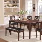 100641 Dunham 5Pc Dining Set in Cherry by Coaster w/Options