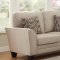 Adair Sofa 8413BE in Beige Fabric by Homelegance w/Options