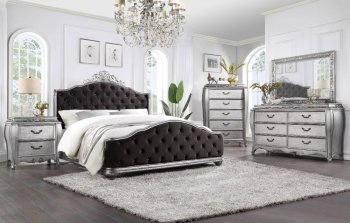 Leonora Bedroom in Vintage Platinum 22140 by Acme w/Options [AMBS-22140 Leonora]