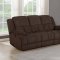 Waterbury Motion Sofa 602571 in Brown by Coaster w/Options