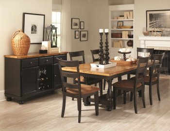 104611 Charlotte Dining Table by Coaster w/Options [CRDS-104611 Charlotte]