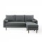 Revive Sectional Sofa in Gray Fabric by Modway