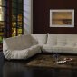 Gray Micro Suede Modern Sofa & Loveseat Set w/Options