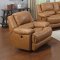 Marshall Avenue Power Motion Sofa Set in Cream Leather