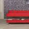 Eco Plus Sofa Bed in Red Fabric by Casamode