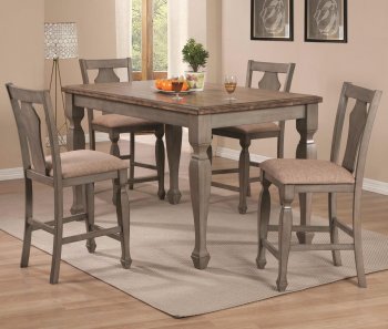 Riverbend 106308 Counter Height Table by Coaster w/Options [CRDS-106308 Riverbend]