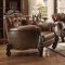 Versailles Sofa in Light Brown PU 52100 by Acme w/Optional Items