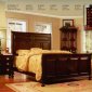 Espresso Finish Transitional Bedroom w/Optional Casegoods