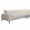 Tundra Sectional Sofa 31150 in White Full Leather by VIG