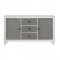 Katia Dining Table DN02273 in Gray & White by Acme w/Options