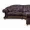 Apolo Sectional Sofa in Brown Leather by ESF w/Options