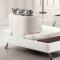 Nicki Sectional Sofa in White Bonded Leather Match w/Options