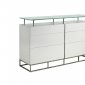 Grove Buffet in High Gloss White Lacquer by Casabianca