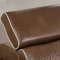 U7730 Sectional Sofa in Walnut & Pearl PU by Global