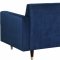 Lola Sofa 619 in Navy Velvet Fabric by Meridian w/Options