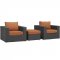 Sojourn Outdoor Patio 3Pc Sectional Set EEI-1891 by Modway