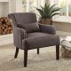 Reedley Accent Chair 1235CH in Chocolate Fabric by Homelegance